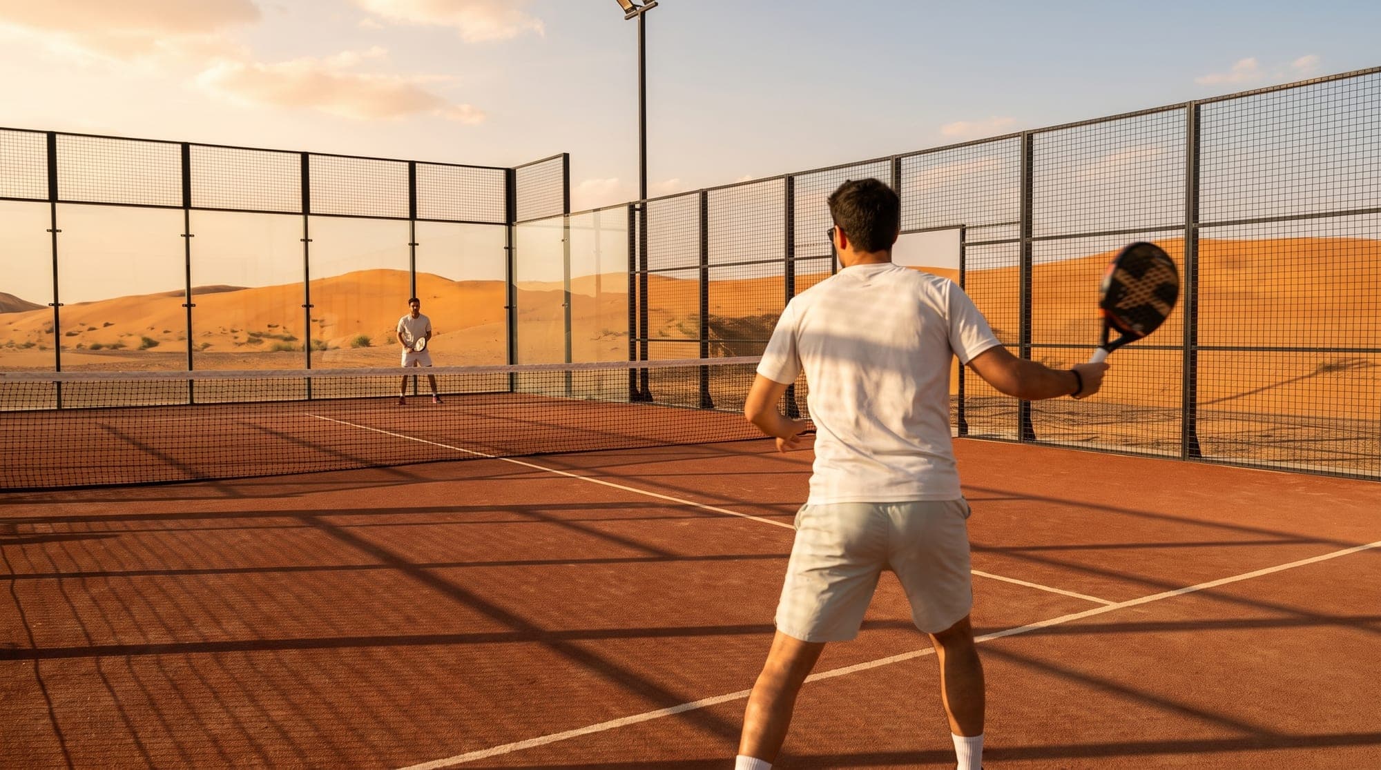 Padel in the desert