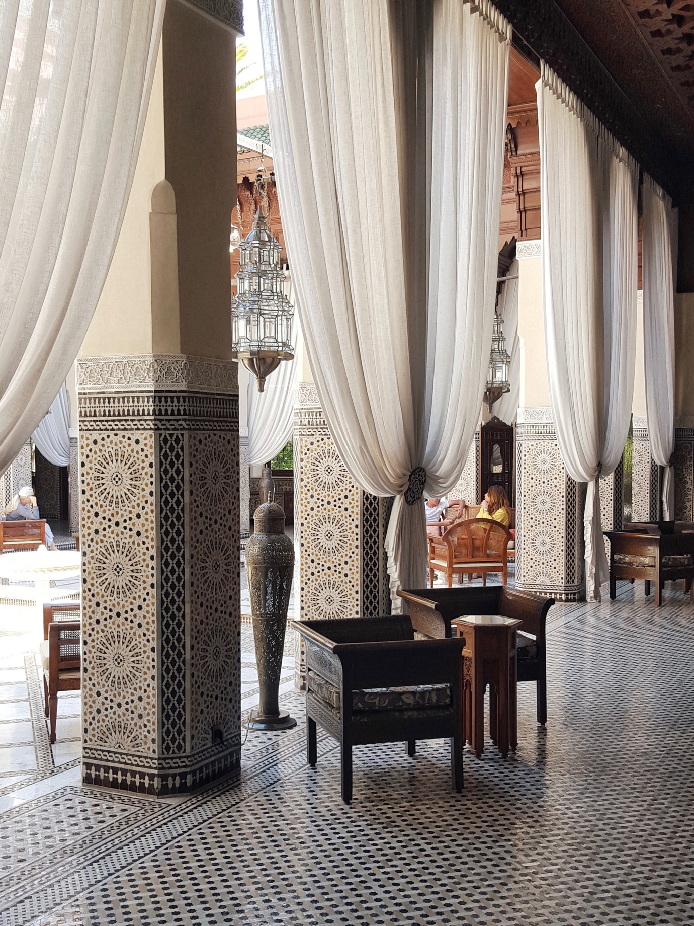 Patio del Royal Mansour Marrakech