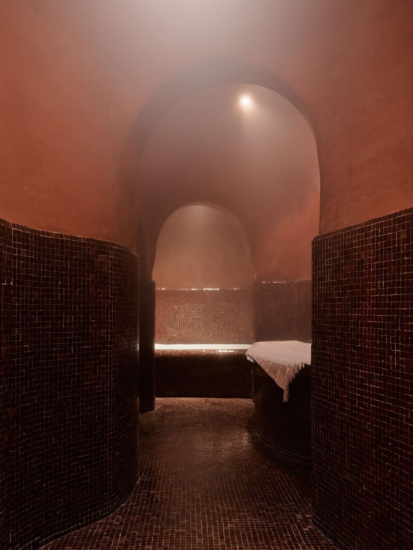 Sala del hammam del spa de La Mamounia