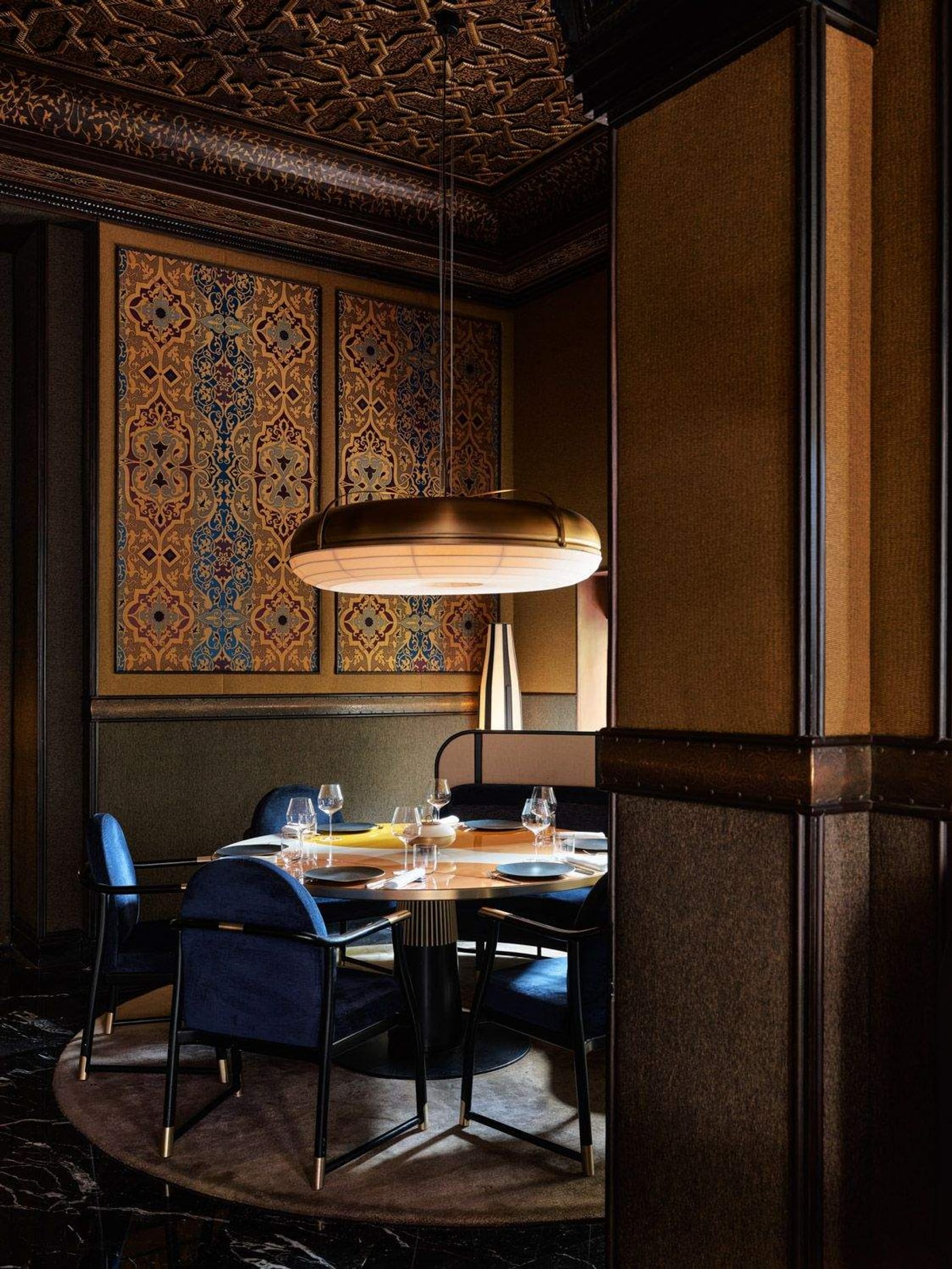 Comedor de L'Asiatique par Jean-Georges, en La Mamounia